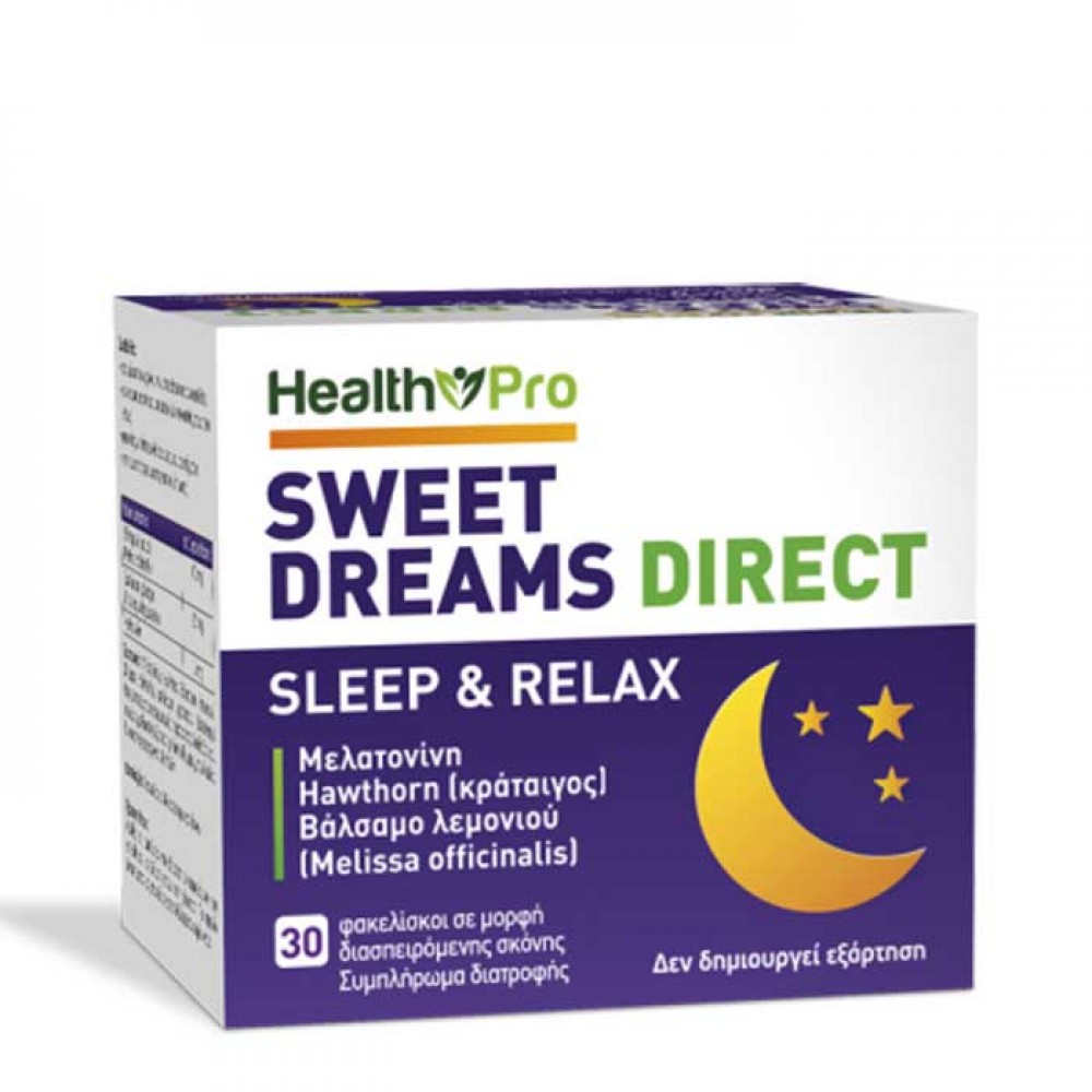 Sweet Dreams Direct 30 Φακελίσκοι με διασπειρόμενη σκόνη - Health Pro