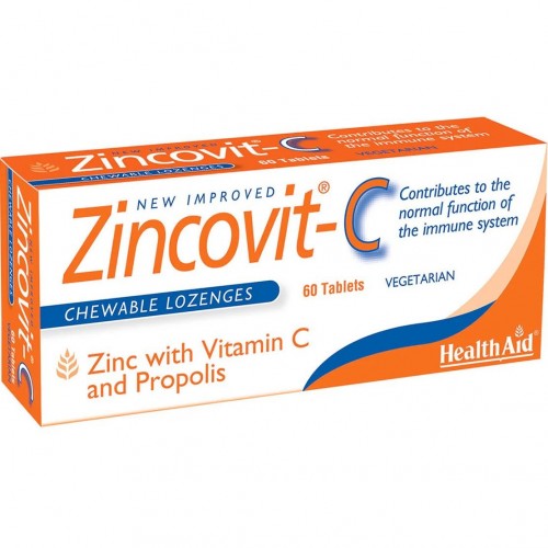 HEALTH AID Zincovit-C Μσσώμενη 60 tablets