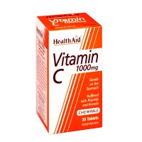 HEALTH AID VIT. C 1000mg  30 tablets (Μασσώμενη)