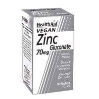 HEALTH AID ZINC Gluconate 70mg. 90 tablets