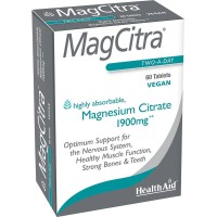 HEALTH AID MAGCITRA 1900mg. 60 tablets