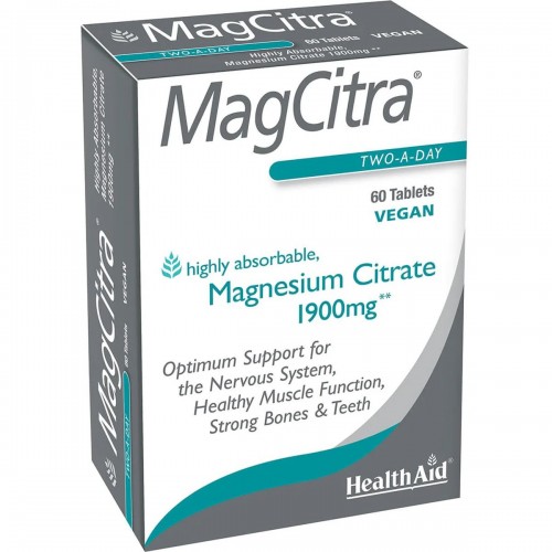 HEALTH AID MAGCITRA 1900mg. 60 tablets
