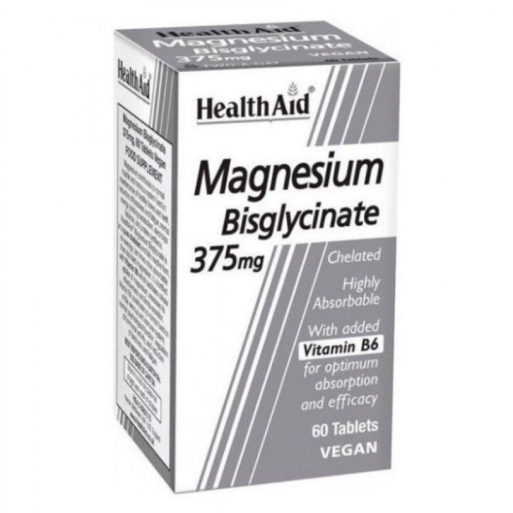 HEALTH AID MAGNESIUM Bisglycinate 60tbs