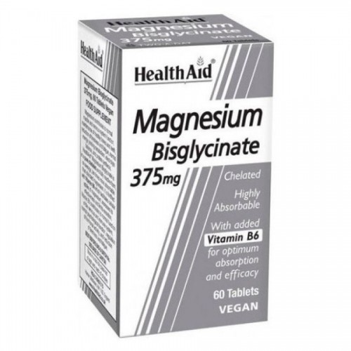 HEALTH AID MAGNESIUM Bisglycinate 60tbs