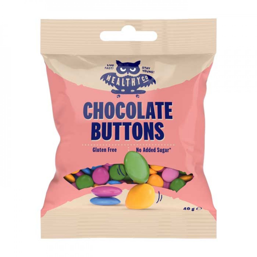 Chocolate Buttons 40g - HealthyCo