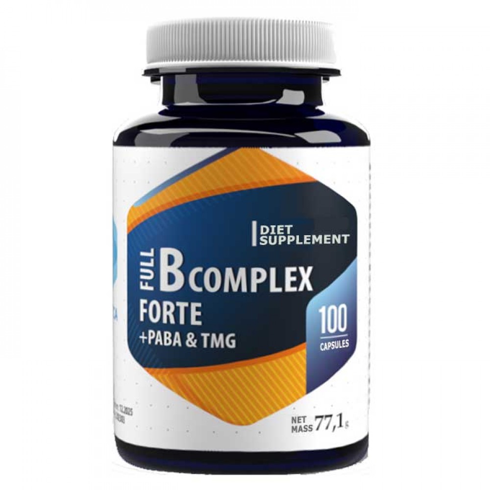 Full B Complex Forte + Paba & TMG 100 caps - Hepatica