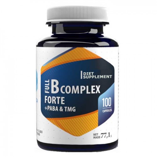 Full B Complex Forte + Paba & TMG 100 caps - Hepatica Full B Complex Forte + Paba & TMG 100 caps - Hepatica
