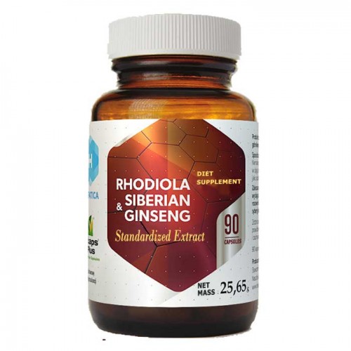 Rhodiola & Siberian Ginseng 90 caps - Hepatica Rhodiola & Siberian Ginseng 90 caps - Hepatica