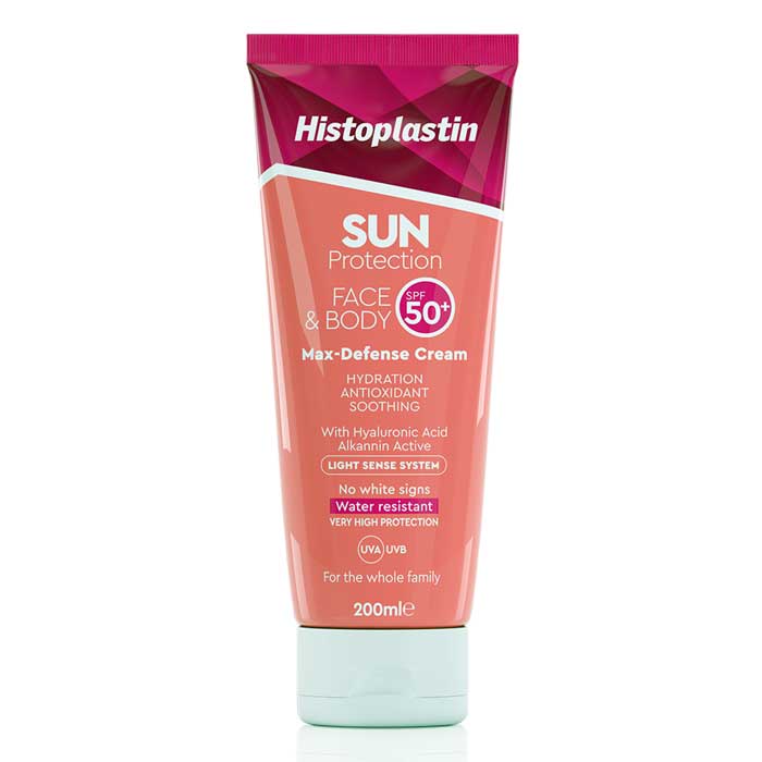 Histoplastin Sun Protection Face & Body Cream 50+spf 200ml