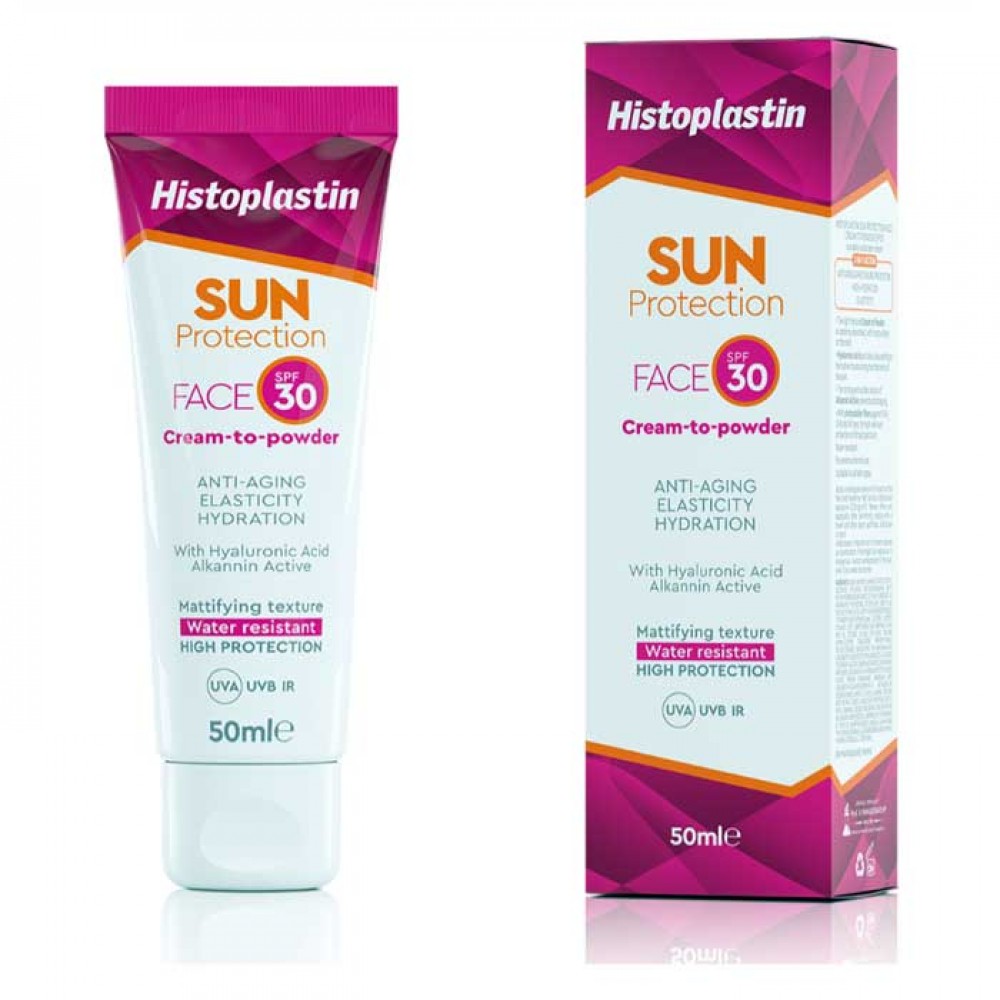 Histoplastin Sun Protection Face Cream To Powder 30+spf 50ml