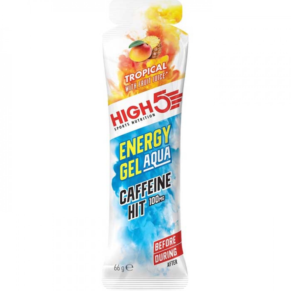 Energy Gel Aqua Caffeine Hit 100mg 66gr - High5