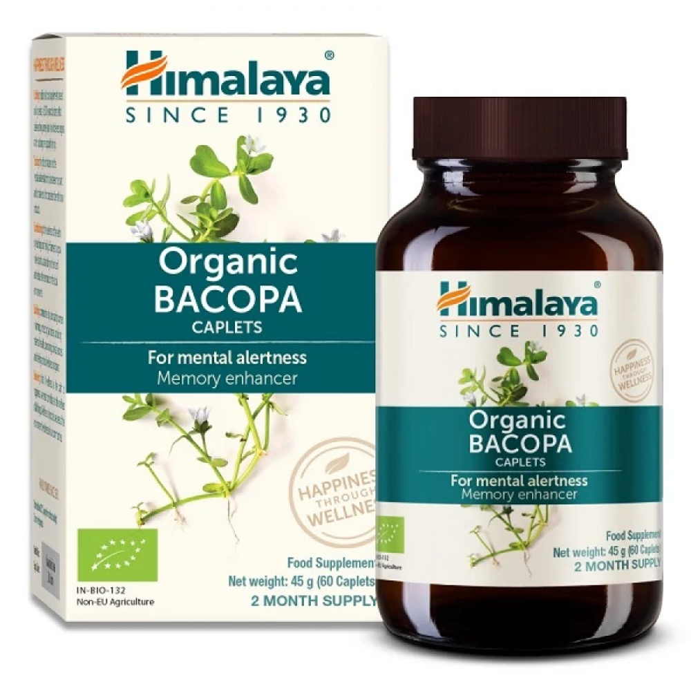 Bacopa Organic 60 caplets - Himalaya / Μνήμη