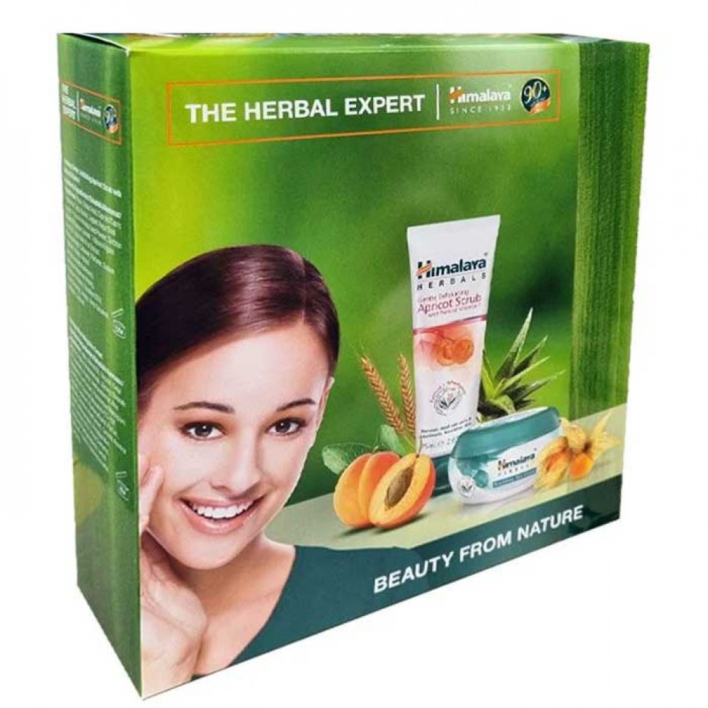 Beauty Gift Set: Scrub 75ml & Skin Cream 50ml - Himalaya