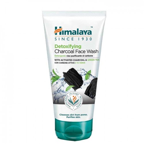 Detoxifying Face Wash with Activated Charcoal & Green Tea 150 ml - Himalaya Detoxifying Face Wash with Activated Charcoal & Green Tea 150 ml - Himalaya