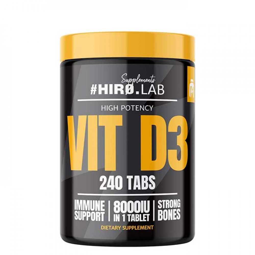 Vitamin D3 8000IU 240 tabs - HIRO.LAB