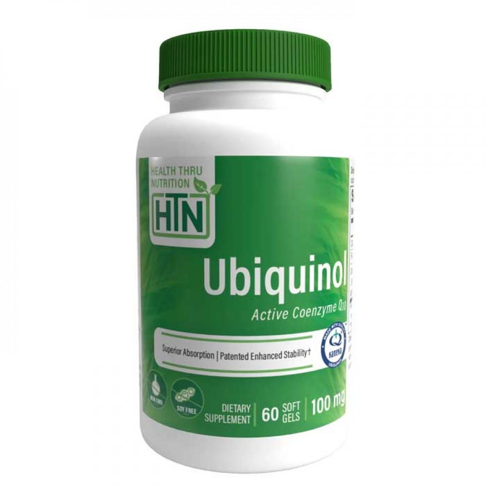 Ubiquinol (Kaneka) CoQ-10 100mg 60 softgels - Health Thru Nutrition
