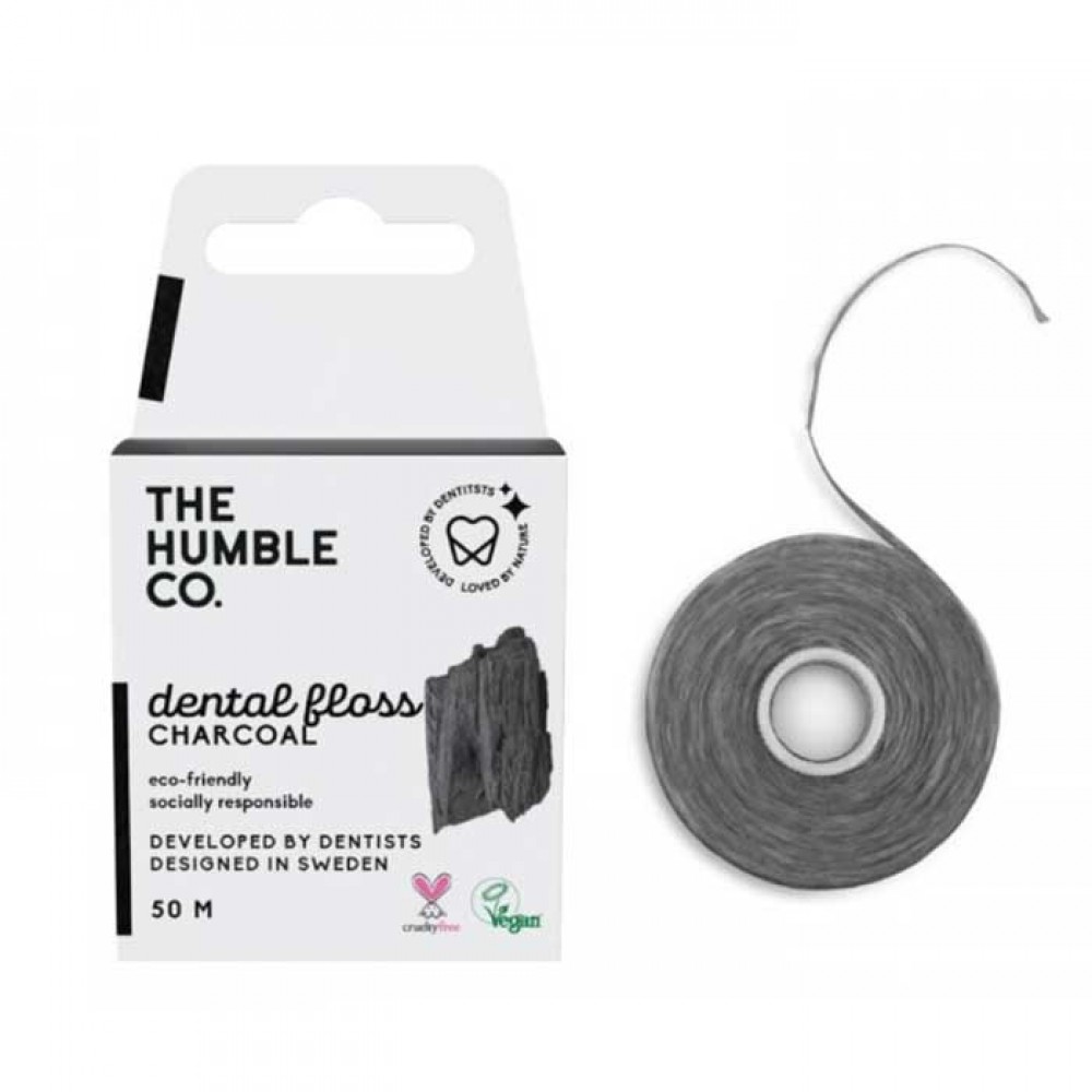 HUMBLE DENTAL FLOSS Charcoal 50m