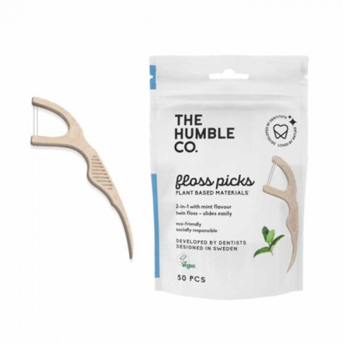 HUMBLE FLOSS PICKS 50τμχ. HUMBLE FLOSS PICKS 50τμχ.