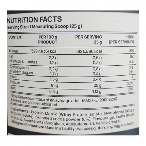 ISO Zeus 2000g - Icarus Nutrition / Chocolate