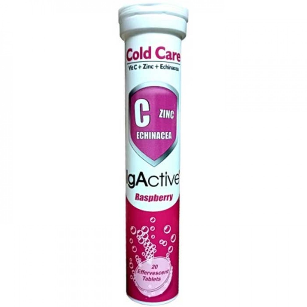 Cold Care Vit C Echinacea Zinc 20 Αναβράζοντα Δισκία - Igactive Cold Care Vit C Echinacea Zinc 20 Αναβράζοντα Δισκία - Igactive