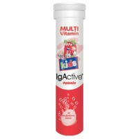 Kids Multivitamin 20 Αναβράζοντα φράουλα - Igactive / Παιδική Πολυβιταμίνη