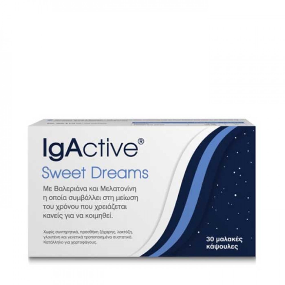 Sweet Dreams 30 softgels - IgActive / Μελατονίνη