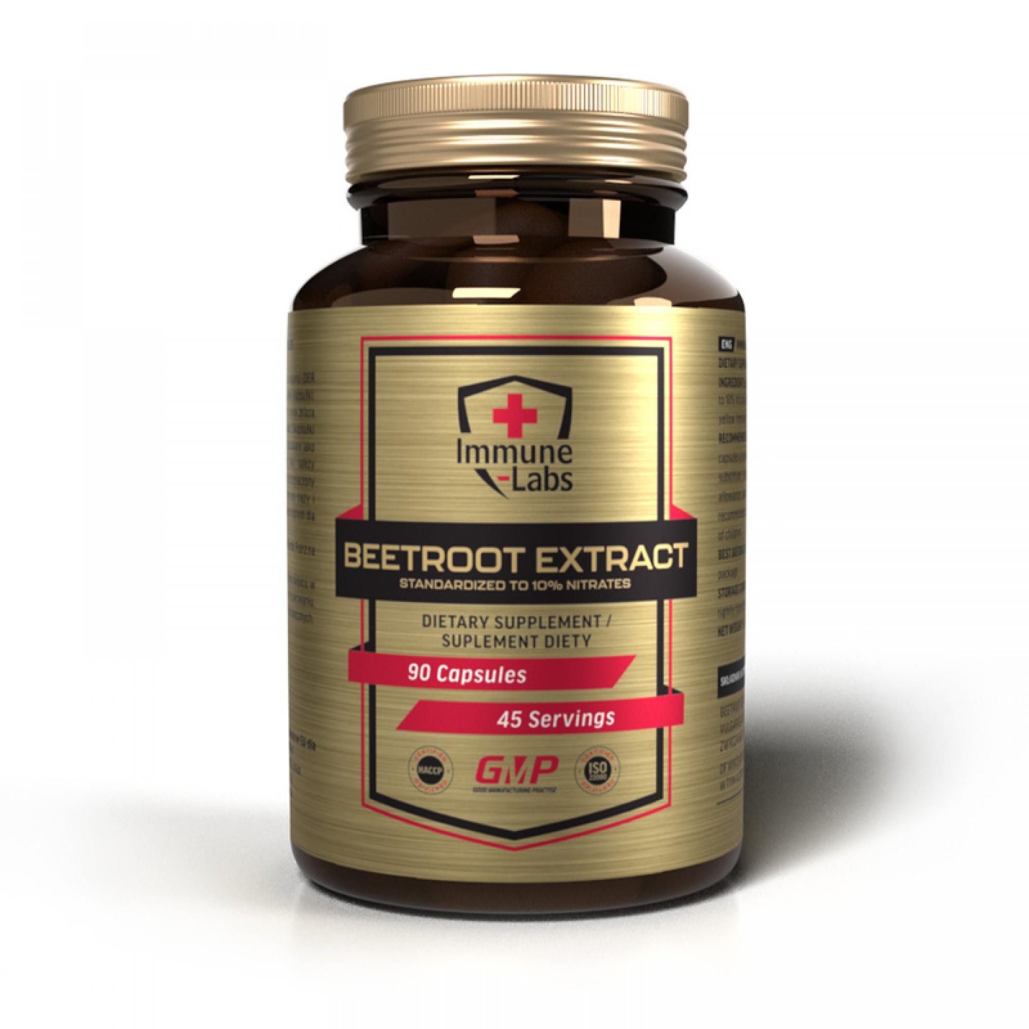 Beetroot Extract 10:1 450mg 90 caps - Immune-Labs | MegaProteinStore.gr