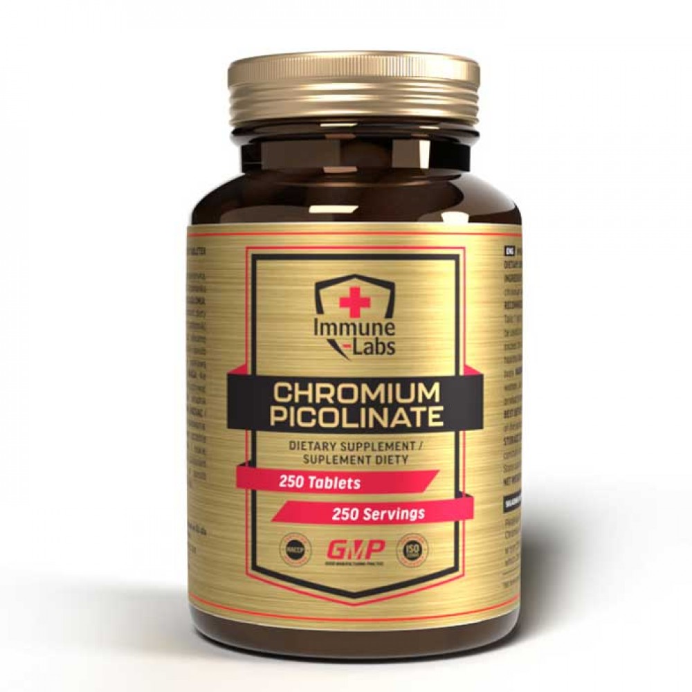 Chromium Picolinate 200mcg 250 tabs - Immune-Labs Chromium Picolinate 200mcg 250 tabs - Immune-Labs