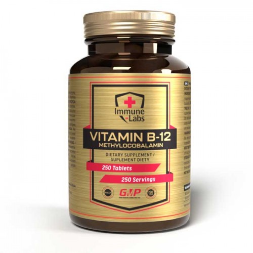 Vitamin B-12 Methylcobalamin 250 tabs - Immune-Labs Vitamin B-12 Methylcobalamin 250 tabs - Immune-Labs