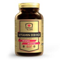 Vitamin D3+K2 120 softgels - Immune-Labs