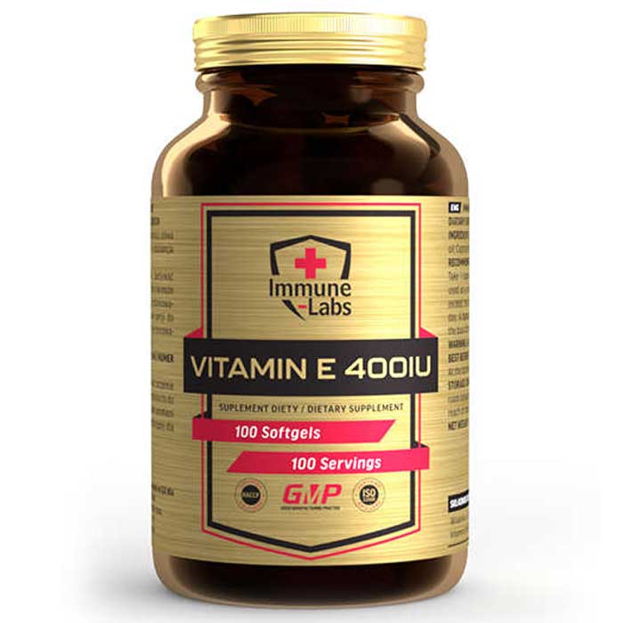 Vitamin E 400IU 100 softgels - Immune-Labs
