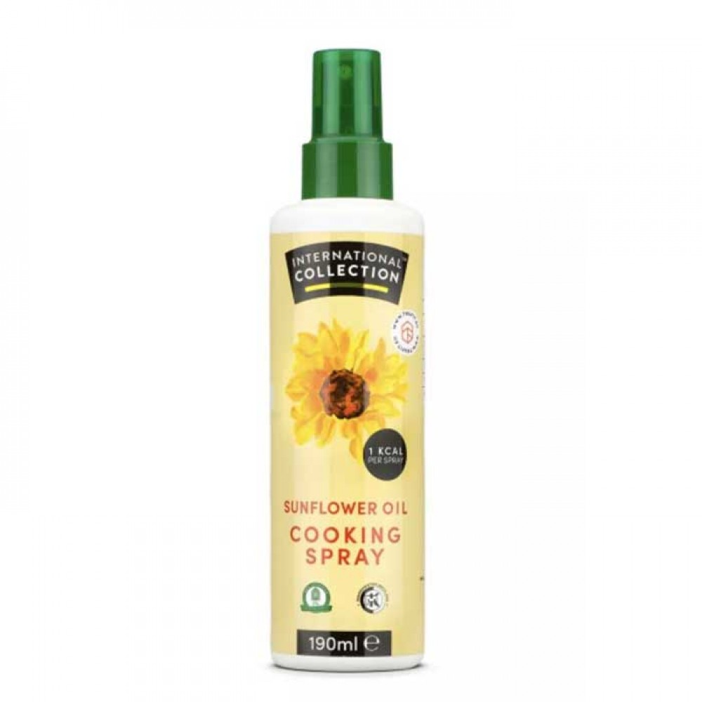 Cooking Spray Sunflower Oil 190ml - International Collection