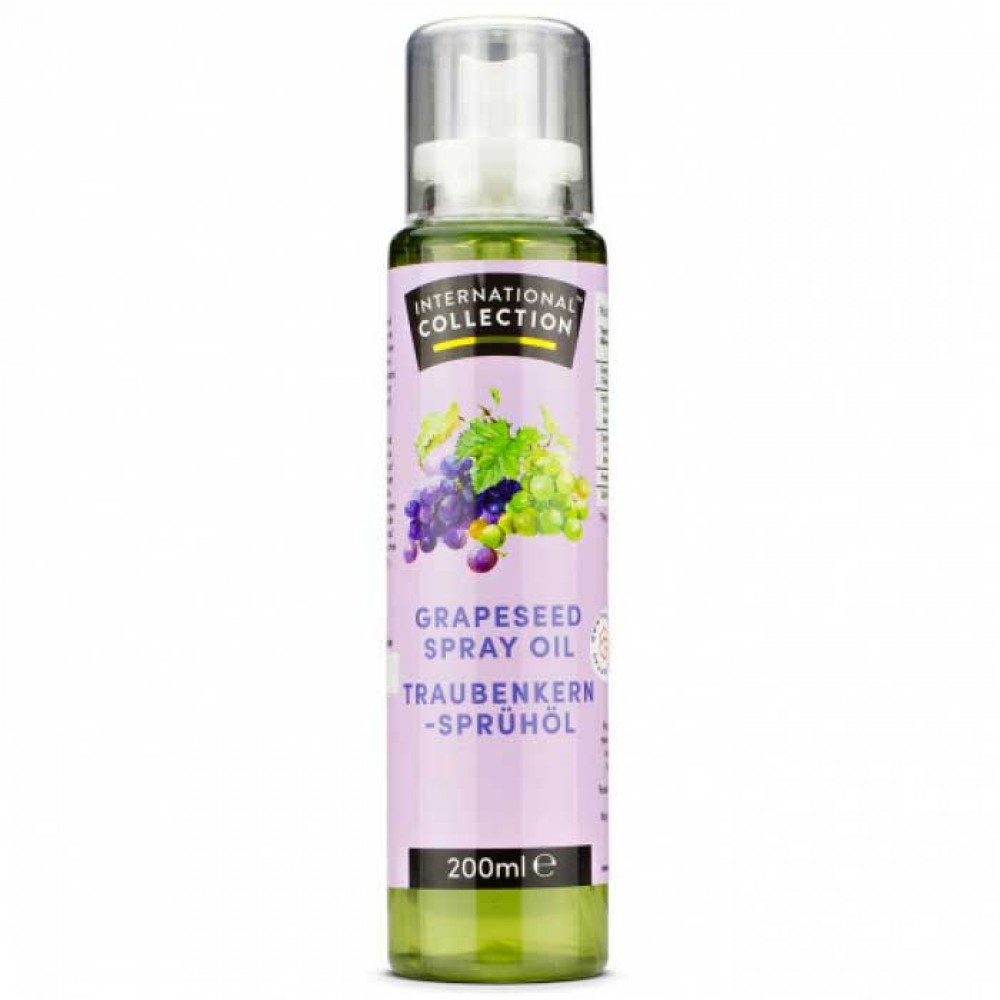 Cooking Spray Grape Seed Oil 200ml - International Collection