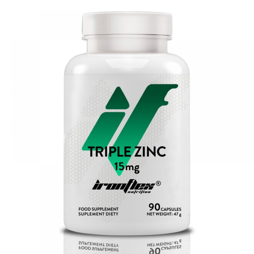 Triple Zinc 15mg Elemental 90caps / Ironflex