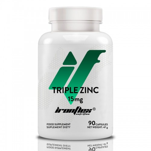 Triple Zinc 15mg Elemental 90caps / Ironflex