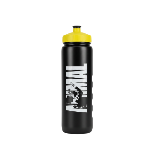 Animal Water bottle 1000ml Μαύρο Κίτρινο