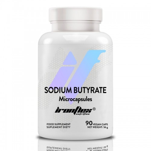 Sodium Butyrate Microcapsules 500mg 90vcaps / Ironflex