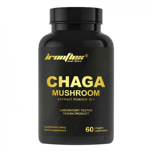 Chaga Mushroom 60 vcaps - IronFlex Nutrition