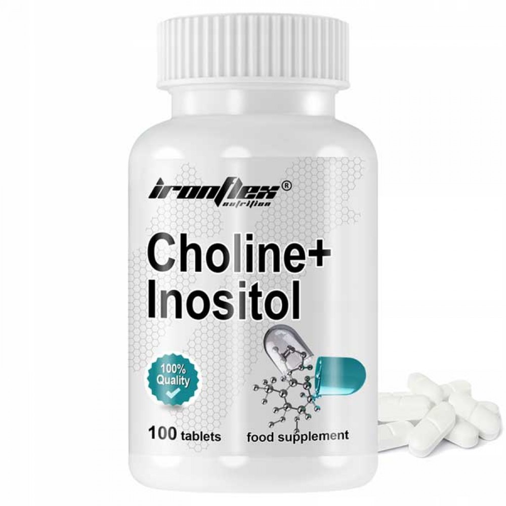 Choline + Inositol 100tabs - IronFlex Nutrition