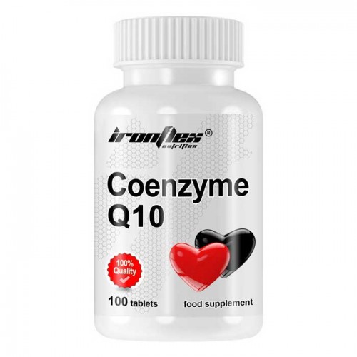 Coenzyme Q10 100 tabs - IronFlex Nutrition Coenzyme Q10 100 tabs - IronFlex Nutrition