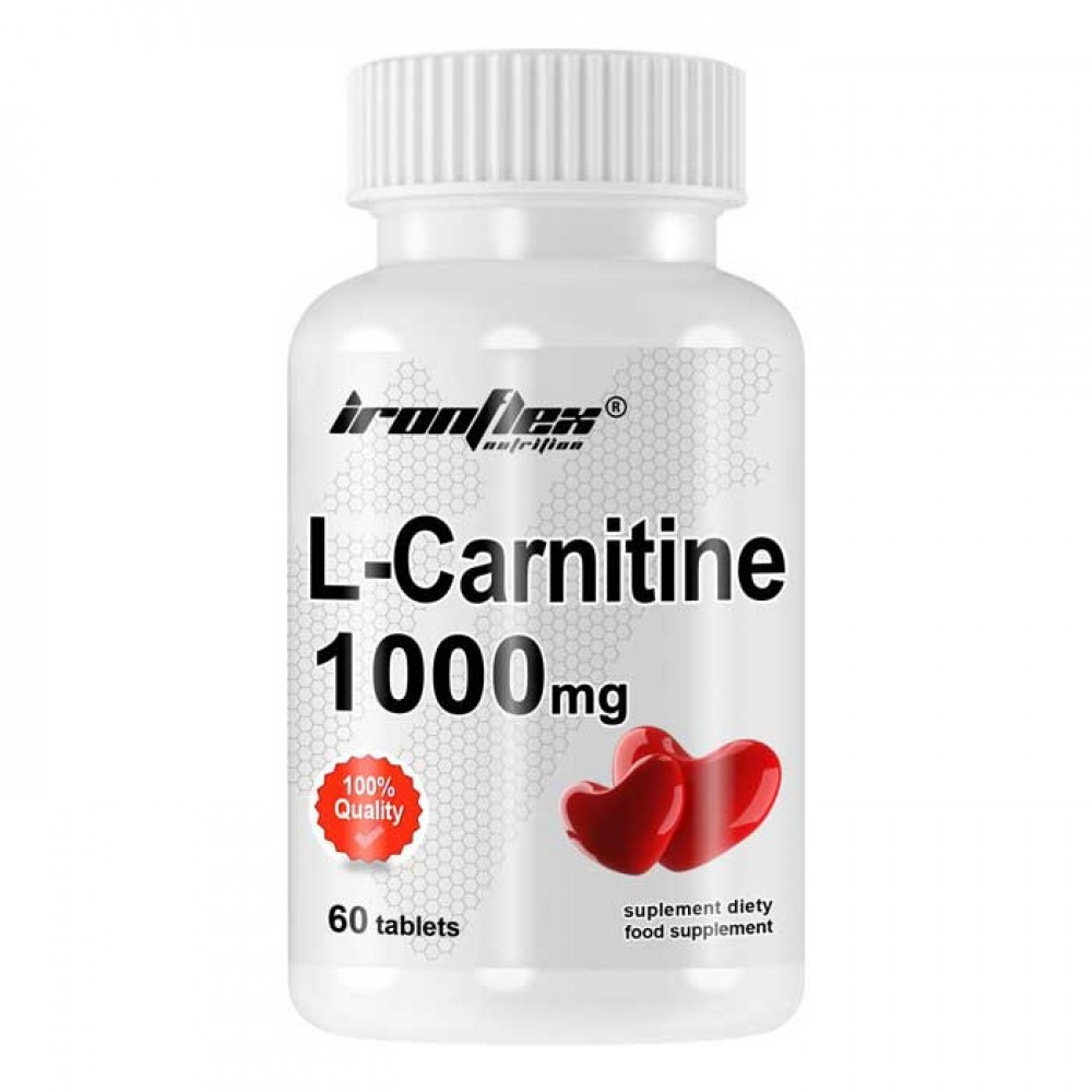 L-Carnitine 1000mg 60 tabs - IronFlex Nutrition