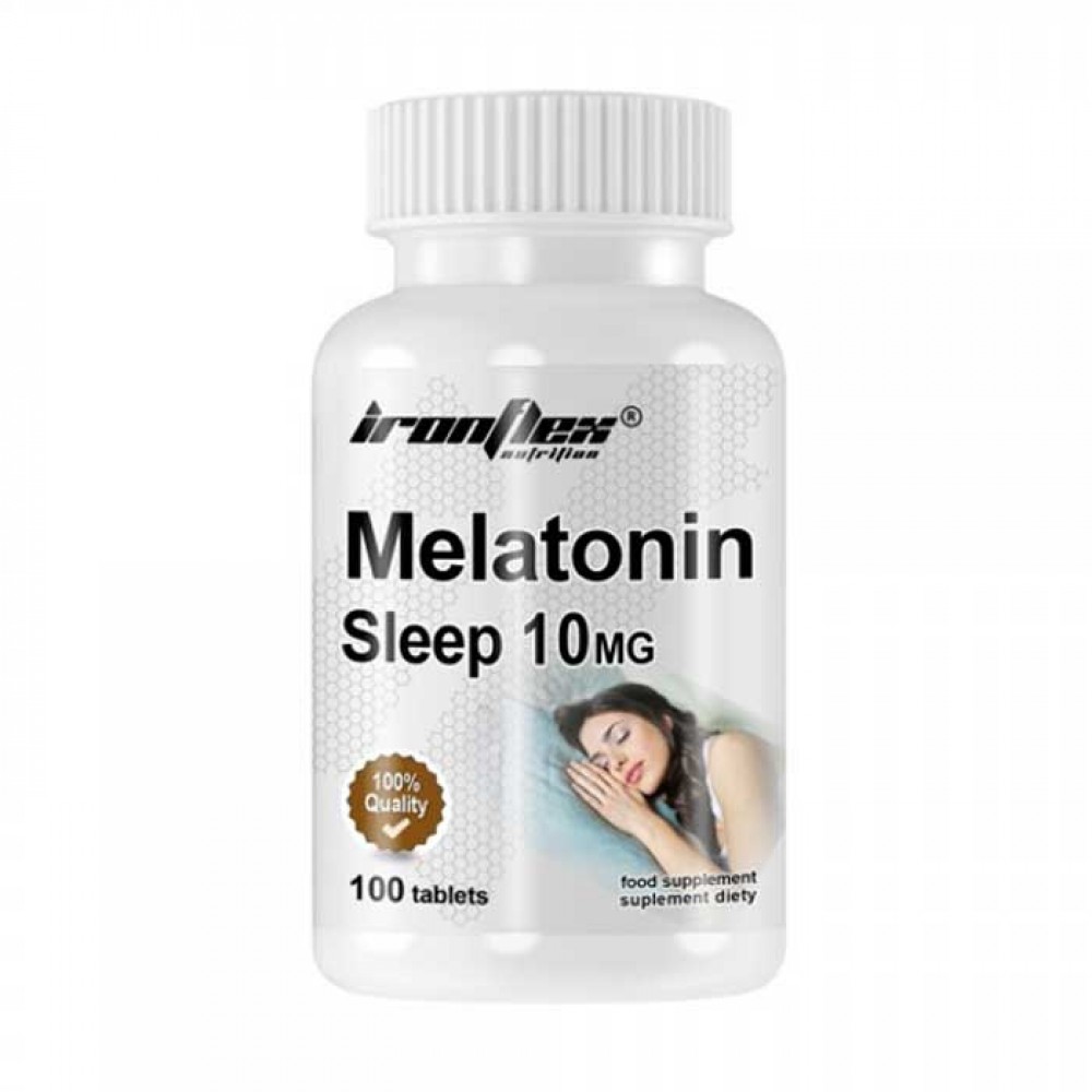 Melatonin 10mg 100 tabs - IronFlex Nutrition