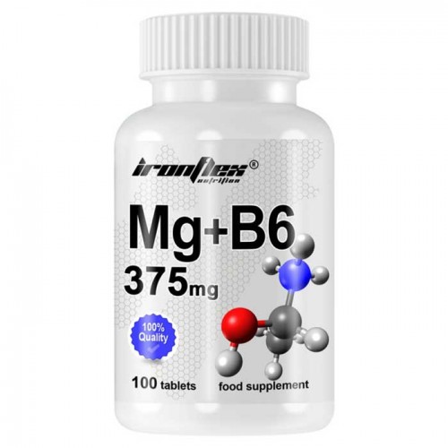 Mg B6 100 tabs - IronFlex Nutrition Mg B6 100 tabs - IronFlex Nutrition