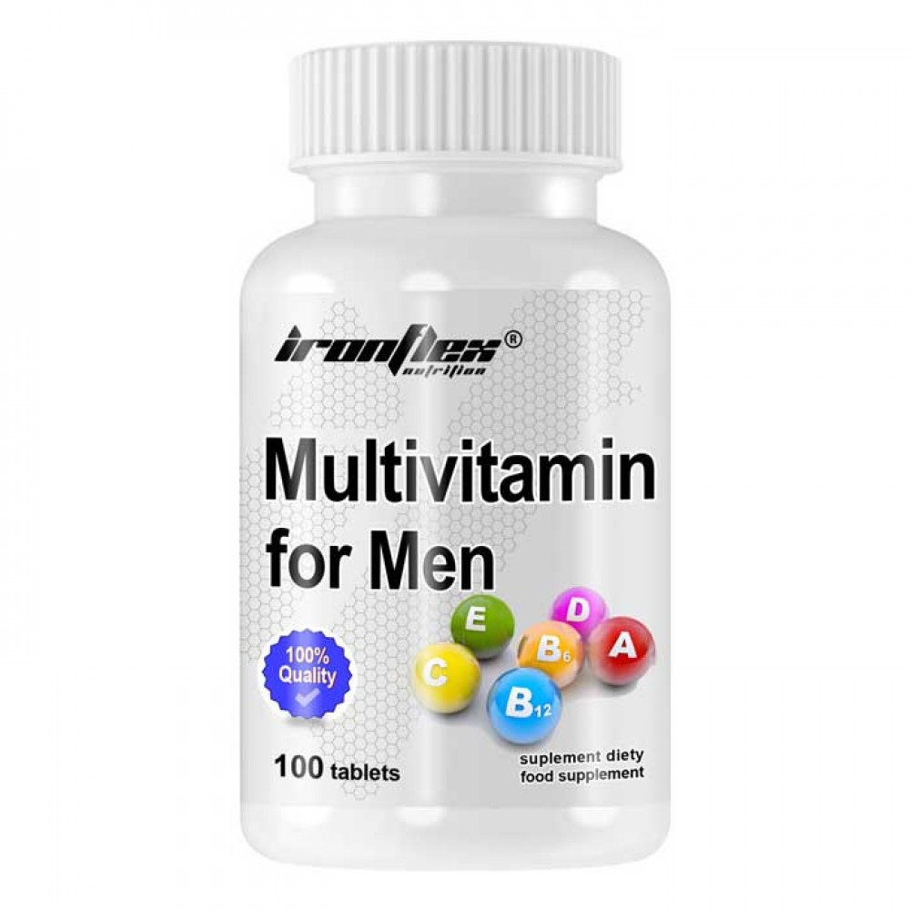 Multivitamin for Men 100 tabs - IronFlex Nutrition