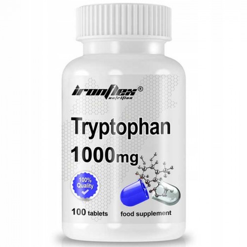 Tryptophan 1000mg 100 tabs - IronFlex Tryptophan 1000mg 100 tabs - IronFlex