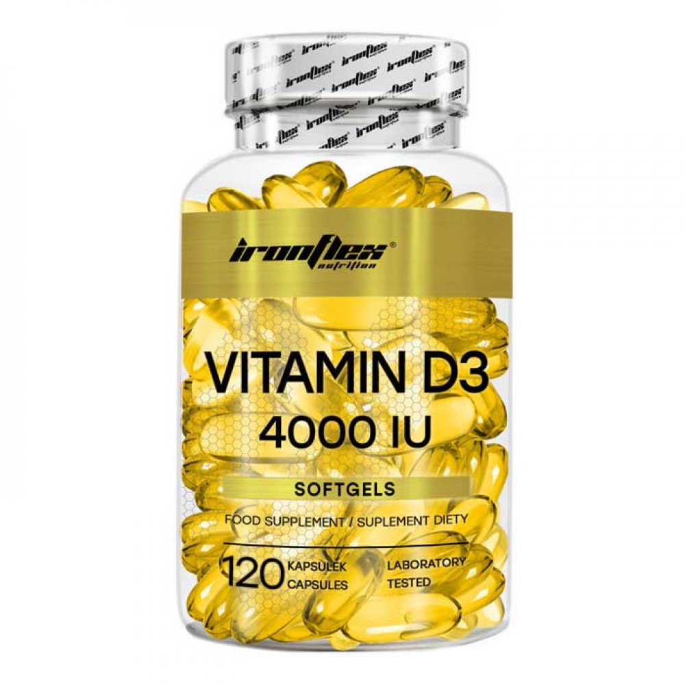 Vitamin D3 4000IU 120 softgels - IronFlex Nutrition