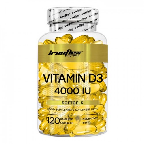 Vitamin D3 4000IU 120 softgels - IronFlex Nutrition Vitamin D3 4000IU 120 softgels - IronFlex Nutrition