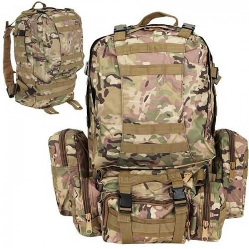 Military Tactical Combat Backpack 45l Camouflage - IsoTrade 8923 Military Tactical Combat Backpack 45l Camouflage - IsoTrade 8923