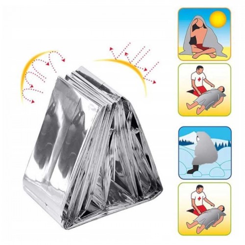 Emergency blanket 140 x 210cm - IsoTrade / Θερμική Κουβέρτα Επιβίωσης
