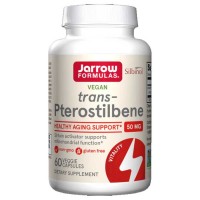 Trans-Pterostilbene 50 mg 60 vcaps - Jarrow Formulas / Aging Support